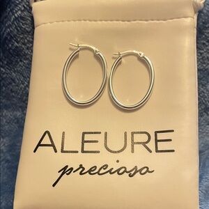 Silver Hoop Earrings